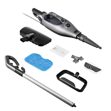 Deik Dampfreiniger, Praktischer 2-in-1 Dampfbesen für hygienische und gründliche Sauberkeit, ideal geeignet für Hartböden und Teppiche, Schwarz - 6