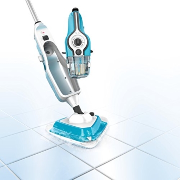 Dirt Devil DD302-0 AquaClean Dampfmopp und Handdampfreiniger (multifunktionsdampfreiniger, abnehmbarer, 10 verschiedene aufsätze, Steamboost) weiß / blau - 4