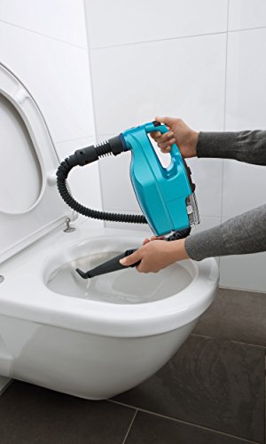 Dirt Devil DD302-0 AquaClean Dampfmopp und Handdampfreiniger (multifunktionsdampfreiniger, abnehmbarer, 10 verschiedene aufsätze, Steamboost) weiß / blau - 7