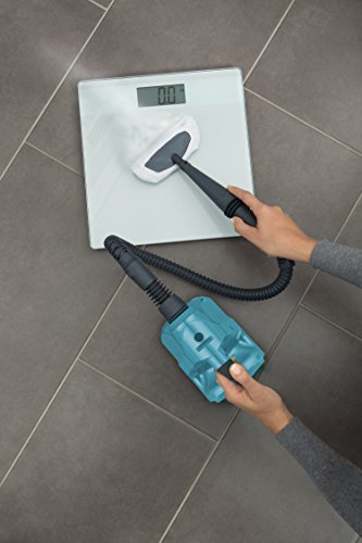 Dirt Devil DD302-0 AquaClean Dampfmopp und Handdampfreiniger (multifunktionsdampfreiniger, abnehmbarer, 10 verschiedene aufsätze, Steamboost) weiß / blau - 8
