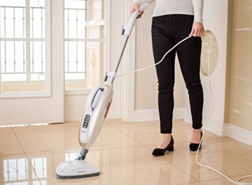 Neatec Dampfreiniger EUM33C Multifunktionsgerät Steh- und Handgerät (Champagne) - 5