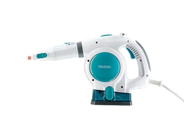 Neatec EUM18B Dampfreiniger - Haushalt Multifunktionaler Dampfbesen für Fliesen Boden und Polster, Steam Cleaner(Blau) - 2